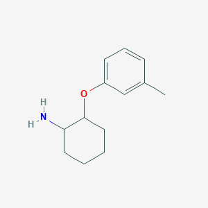 2-(3-Methylphenoxy)cyclohexan-1-amine