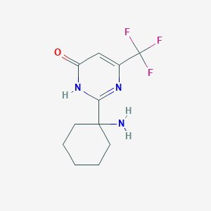 2-(1-aminocyclohexyl)-4-(trifluoromethyl)-1H-pyrimidin-6-one