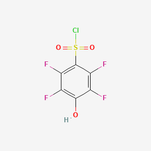 2,3,5,6-Tetrafluoro-4-hydroxybenzene-1-sulfonyl chloride