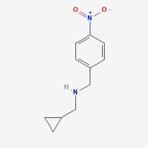 (Cyclopropylmethyl)[(4-nitrophenyl)methyl]amine