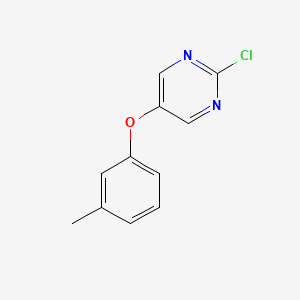 2-Chloro-5-(3-methylphenoxy)pyrimidine