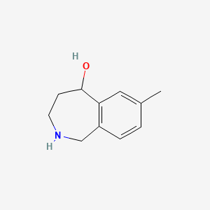 7-methyl-2,3,4,5-tetrahydro-1H-2-benzazepin-5-ol