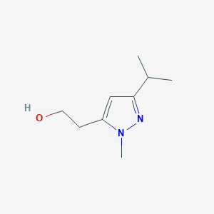 2-[1-Methyl-3-(propan-2-yl)-1H-pyrazol-5-yl]ethan-1-ol