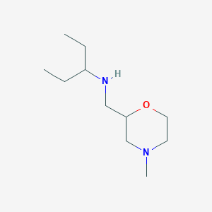 [(4-Methylmorpholin-2-yl)methyl](pentan-3-yl)amine