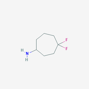 4,4-Difluorocycloheptan-1-amine