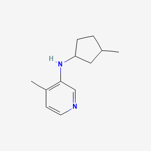 4-methyl-N-(3-methylcyclopentyl)pyridin-3-amine