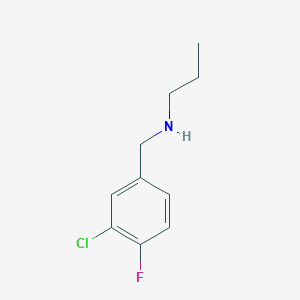 [(3-Chloro-4-fluorophenyl)methyl](propyl)amine