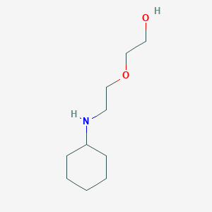 2-[2-(Cyclohexylamino)ethoxy]ethan-1-ol