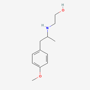 2-{[1-(4-Methoxyphenyl)propan-2-yl]amino}ethan-1-ol