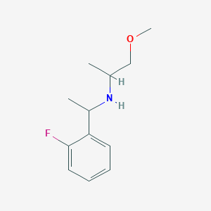 [1-(2-Fluorophenyl)ethyl](1-methoxypropan-2-YL)amine