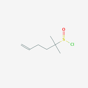 2-Methylhex-5-ene-2-sulfinyl chloride