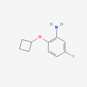 2-Cyclobutoxy-5-iodoaniline