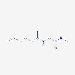 2-[(Heptan-2-yl)amino]-N,N-dimethylacetamide