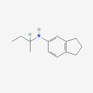 N-(butan-2-yl)-2,3-dihydro-1H-inden-5-amine