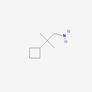 2-Cyclobutyl-2-methylpropan-1-amine