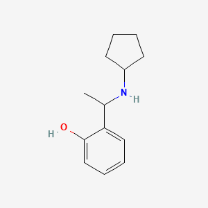 2-[1-(Cyclopentylamino)ethyl]phenol