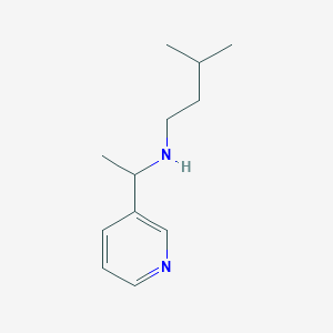 (3-Methylbutyl)[1-(pyridin-3-YL)ethyl]amine