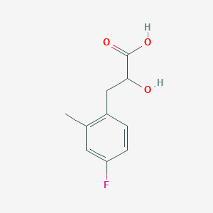 3-(4-Fluoro-2-methylphenyl)-2-hydroxypropanoic acid