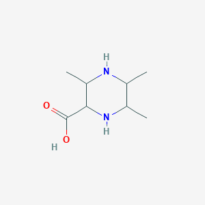 3,5,6-Trimethylpiperazine-2-carboxylic acid