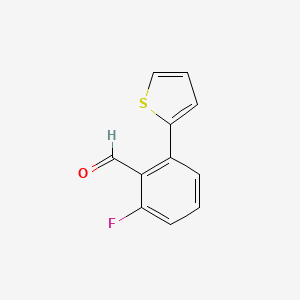 2-Fluoro-6-(thiophen-2-yl)benzaldehyde