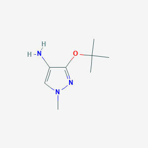 3-(tert-Butoxy)-1-methyl-1H-pyrazol-4-amine