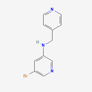 5-bromo-N-(pyridin-4-ylmethyl)pyridin-3-amine