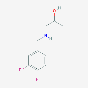 1-{[(3,4-Difluorophenyl)methyl]amino}propan-2-ol