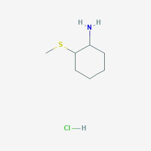 2-(Methylsulfanyl)cyclohexan-1-amine hydrochloride