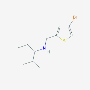 [(4-Bromothiophen-2-yl)methyl](2-methylpentan-3-yl)amine