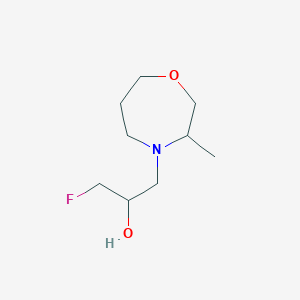 1-Fluoro-3-(3-methyl-1,4-oxazepan-4-yl)propan-2-ol