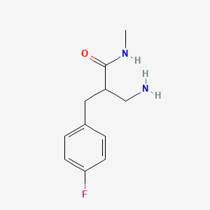 3-amino-2-[(4-fluorophenyl)methyl]-N-methylpropanamide