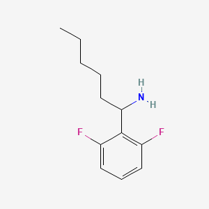 1-(2,6-Difluorophenyl)hexan-1-amine