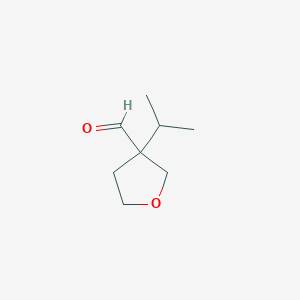 3-(Propan-2-yl)oxolane-3-carbaldehyde