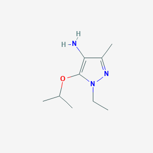 1-ethyl-3-methyl-5-(propan-2-yloxy)-1H-pyrazol-4-amine