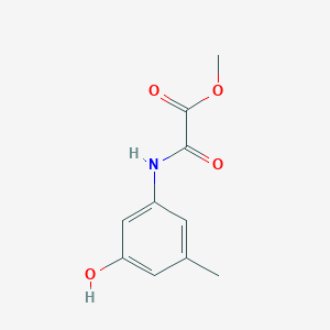 Methyl [(3-hydroxy-5-methylphenyl)carbamoyl]formate