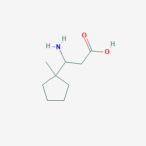 3-Amino-3-(1-methylcyclopentyl)propanoic acid