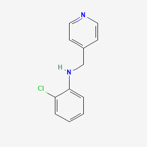 2-chloro-N-(pyridin-4-ylmethyl)aniline