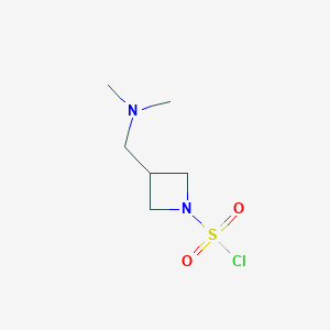 3-[(Dimethylamino)methyl]azetidine-1-sulfonyl chloride