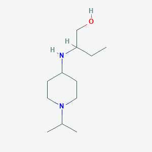 2-{[1-(Propan-2-yl)piperidin-4-yl]amino}butan-1-ol