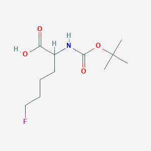 2-{[(Tert-butoxy)carbonyl]amino}-6-fluorohexanoic acid