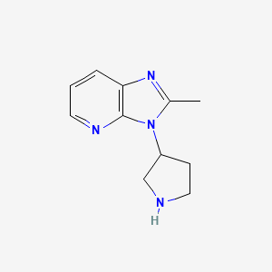 2-methyl-3-(pyrrolidin-3-yl)-3H-imidazo[4,5-b]pyridine