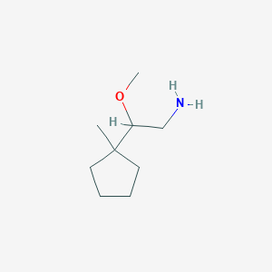 2-Methoxy-2-(1-methylcyclopentyl)ethan-1-amine