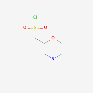 (4-Methylmorpholin-2-yl)methanesulfonyl chloride