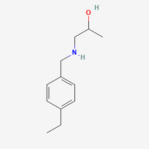 1-{[(4-Ethylphenyl)methyl]amino}propan-2-OL