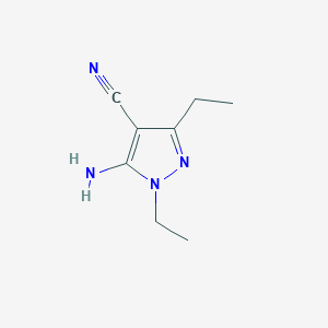 5-Amino-1,3-diethyl-1H-pyrazole-4-carbonitrile