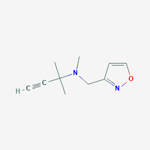 Methyl(2-methylbut-3-yn-2-yl)[(1,2-oxazol-3-yl)methyl]amine