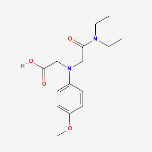 molecular formula C15H22N2O4 B1326884 [[2-(二乙氨基)-2-氧代乙基](4-甲氧基苯基)-氨基]乙酸 CAS No. 1142205-91-1