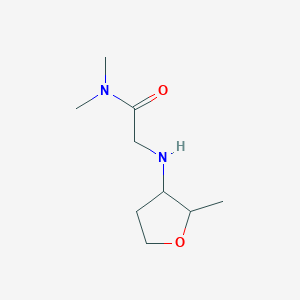 N,N-Dimethyl-2-[(2-methyloxolan-3-yl)amino]acetamide