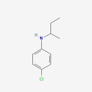 molecular formula C10H14ClN B13268853 N-(butan-2-yl)-4-chloroaniline 