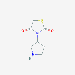 3-(Pyrrolidin-3-yl)thiazolidine-2,4-dione